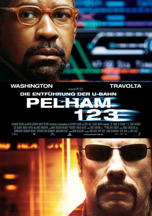 Plakat zum Film: Entführung der U-Bahn Pelham 1 2 3, Die