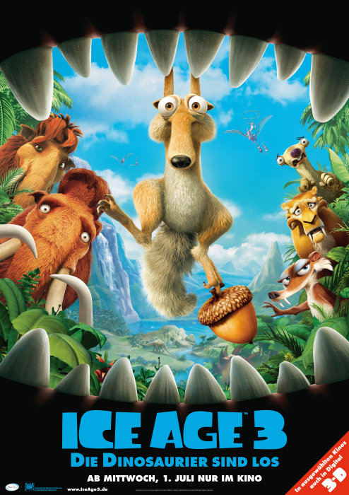 Plakat zum Film: Ice Age 3 - Die Dinosaurier sind los