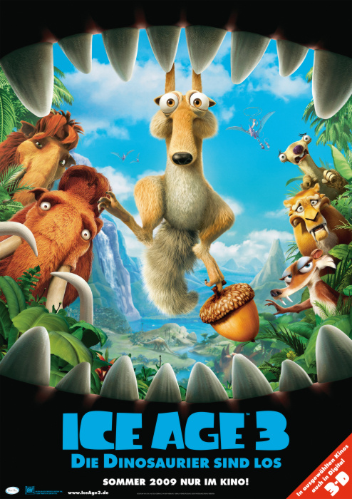 Plakat zum Film: Ice Age 3 - Die Dinosaurier sind los