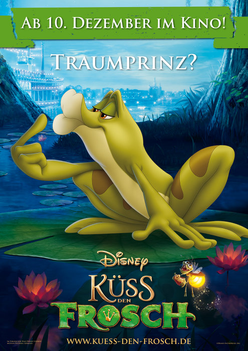 Plakat zum Film: Küss den Frosch