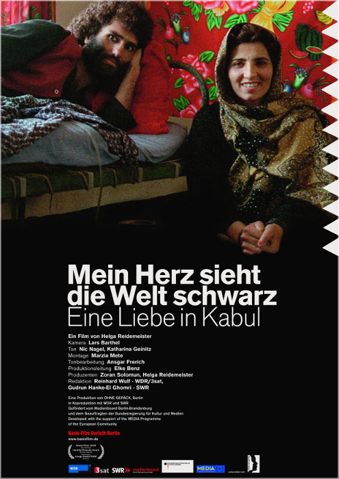 Plakat zum Film: Mein Herz sieht die Welt schwarz - Eine Liebe in Kabul