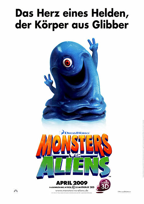 Poster zum Film: Monsters vs. Aliens Plakat zum Film: Monsters vs. Aliens