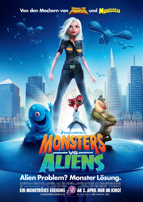 Plakat zum Film: Monsters vs. Aliens