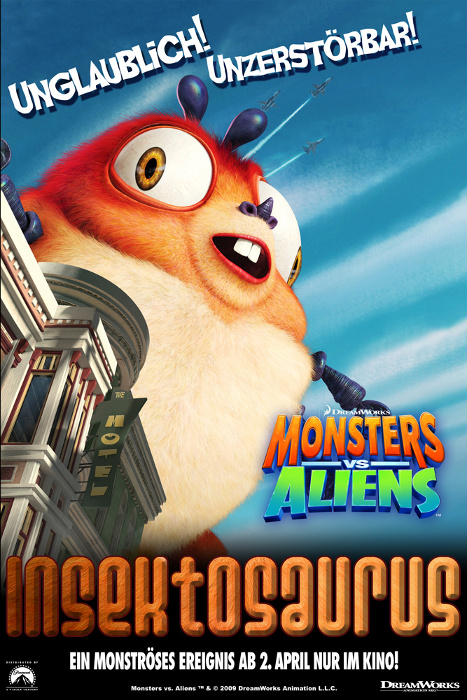 Poster zum Film: Monsters vs. Aliens Plakat zum Film: Monsters vs. Aliens