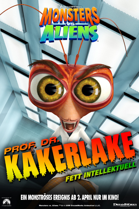 Poster zum Film: Monsters vs. Aliens Plakat zum Film: Monsters vs. Aliens