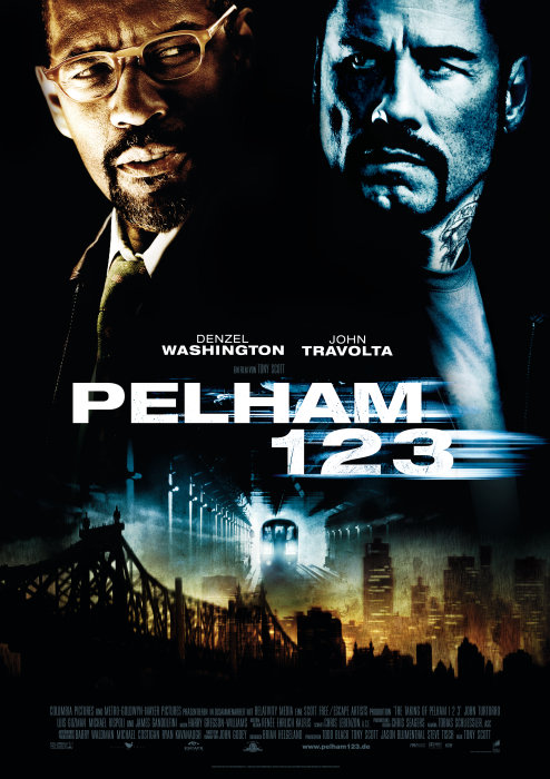 Plakat zum Film: Entführung der U-Bahn Pelham 1 2 3, Die