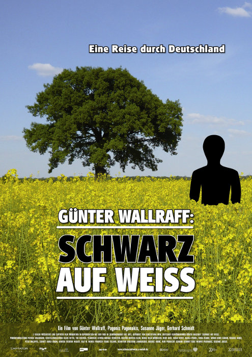 Plakat zum Film: Günter Wallraff: Schwarz auf Weiß