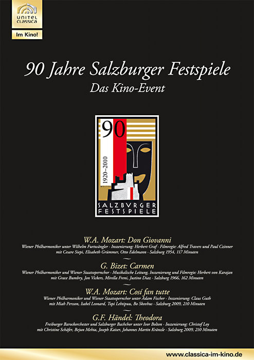 Plakat zum Film: 90 Jahre Salzburger Festspiele - Das Kino-Event