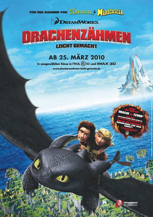 Plakat zum Film: Drachenzähmen leicht gemacht