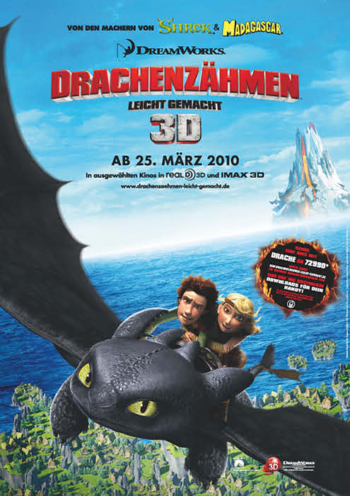 Plakat zum Film: Drachenzähmen leicht gemacht