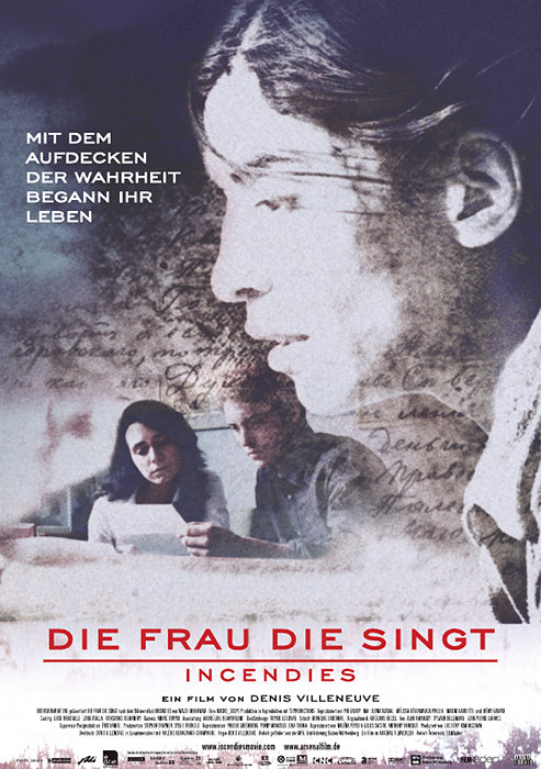 Plakat zum Film: Frau die singt, Die - Incendies