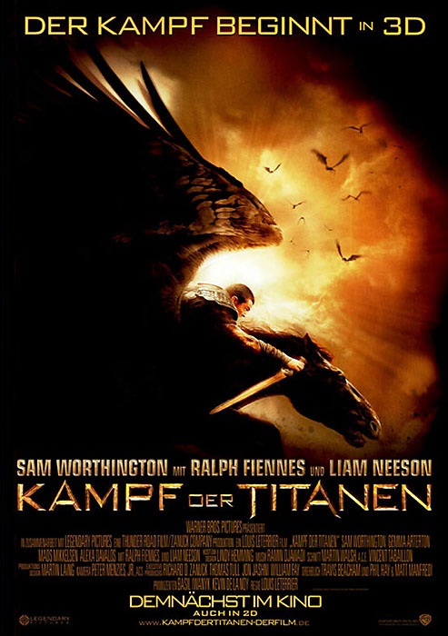 Filmplakat Kampf Der Titanen 2010 Plakat 5 Von 7 Filmposter Archiv