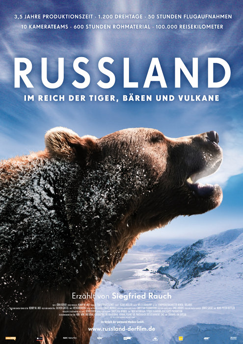 Plakat zum Film: Russland - Im Reich der Tiger, Bären und Vulkane