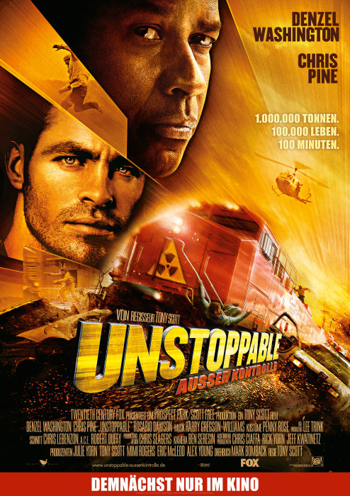 Plakat zum Film: Unstoppable - Außer Kontrolle