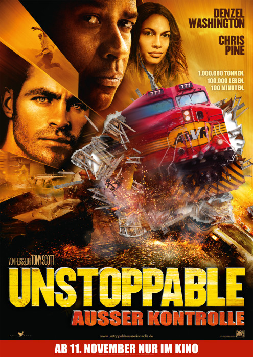 Plakat zum Film: Unstoppable - Außer Kontrolle