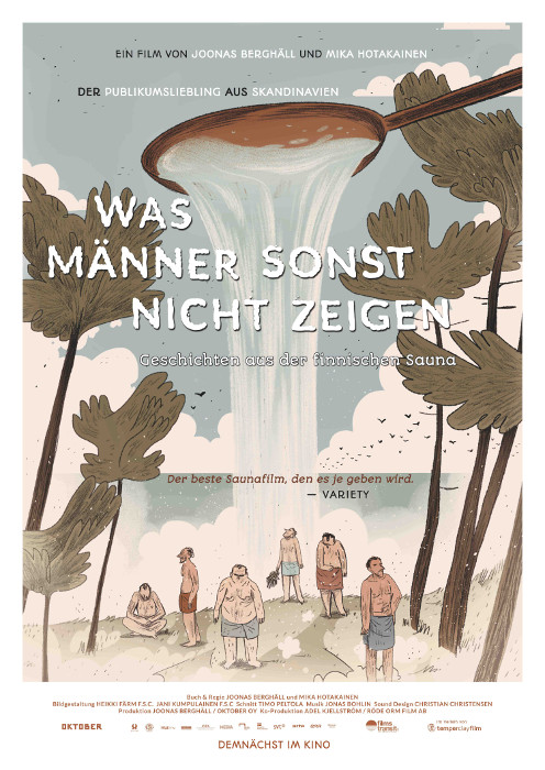 Plakat zum Film: Was Männer sonst nicht zeigen - Geschichten aus der finnischen Sauna