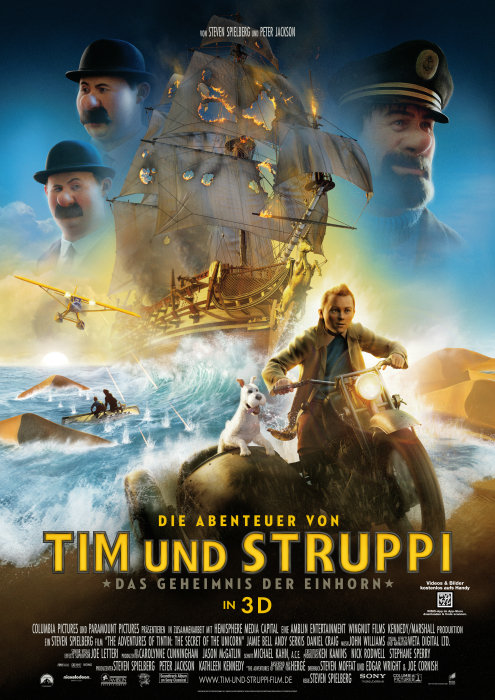 Plakat zum Film: Abenteuer von Tim und Struppi, Die - Das Geheimnis der Einhorn