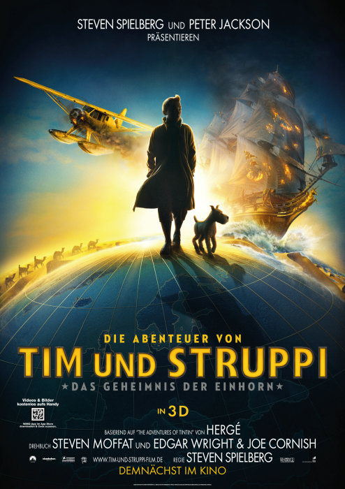 Plakat zum Film: Abenteuer von Tim und Struppi, Die - Das Geheimnis der Einhorn