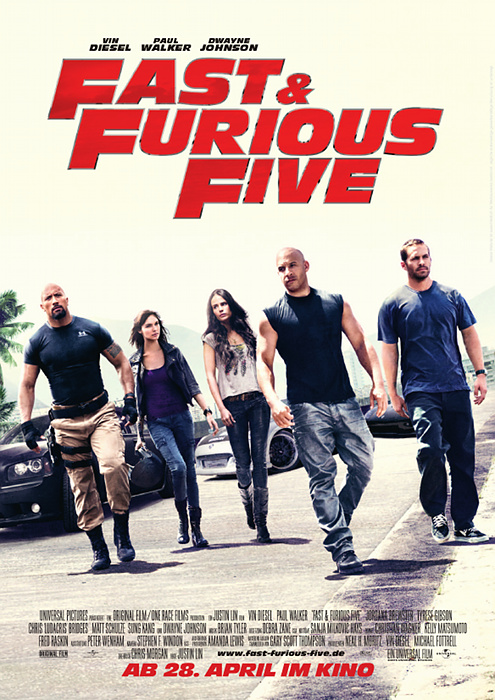 Plakat zum Film: Fast & Furious Five