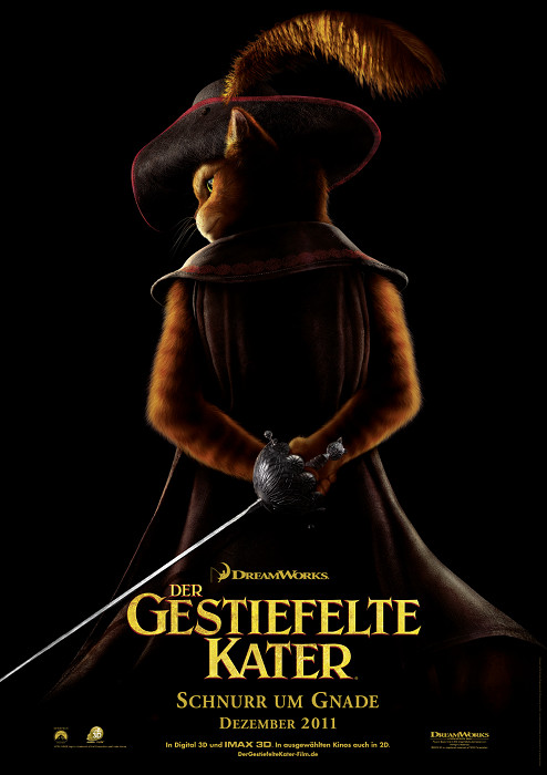 Plakat zum Film: gestiefelte Kater, Der - Schnurr um Gnade