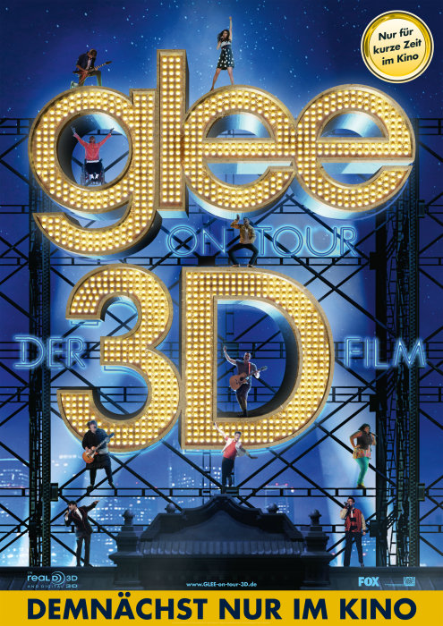 Plakat zum Film: Glee on Tour - Der 3D Film