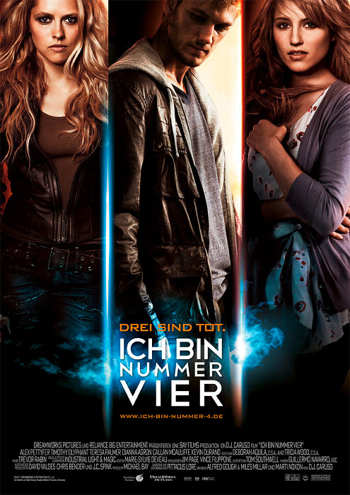 Plakat zum Film: Ich bin Nummer Vier