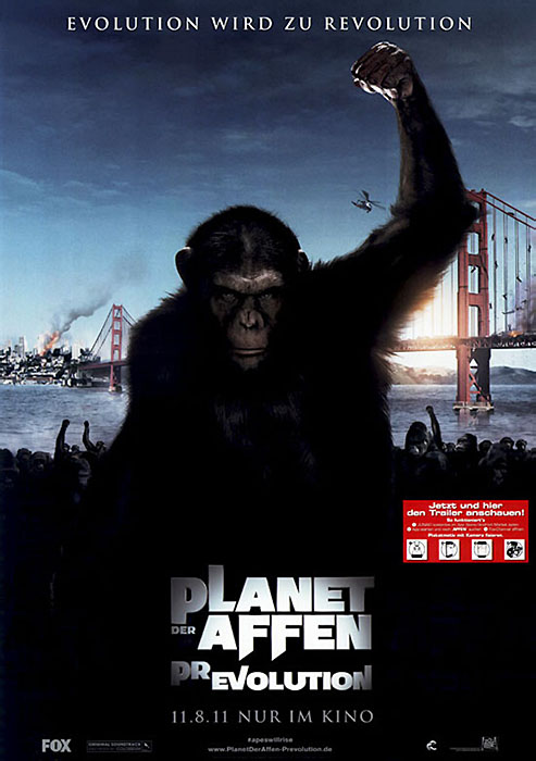 Plakat zum Film: Planet der Affen - Prevolution