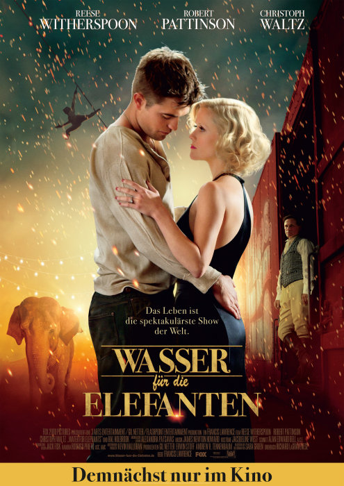 Plakat zum Film: Wasser für die Elefanten