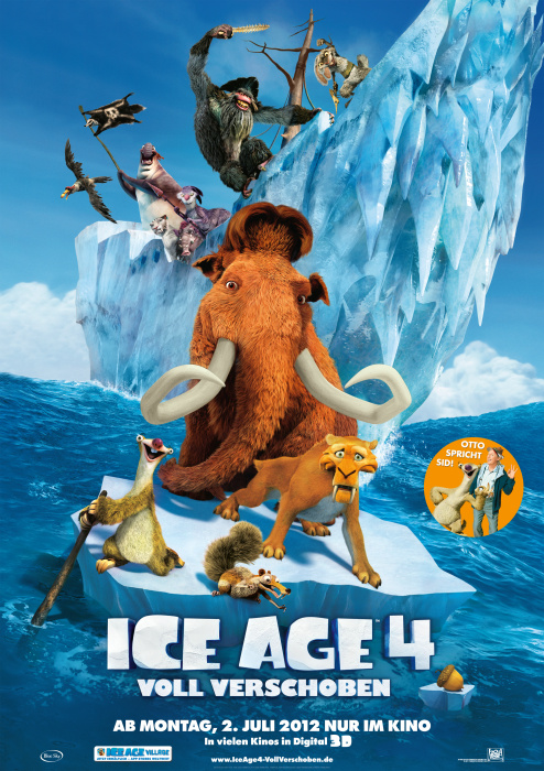 Plakat zum Film: Ice Age 4 - Voll verschoben