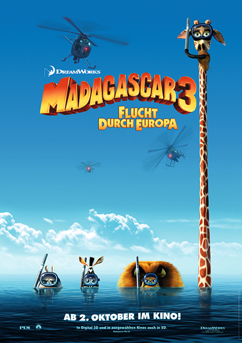 Plakat zum Film: Madagascar 3 - Flucht durch Europa