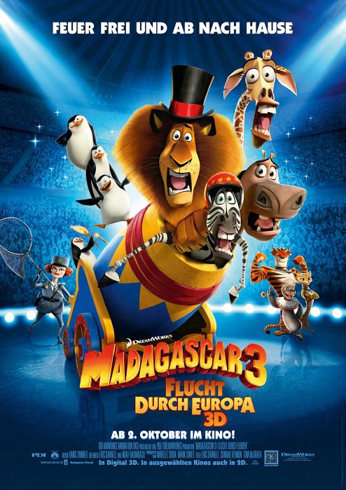 Plakat zum Film: Madagascar 3 - Flucht durch Europa