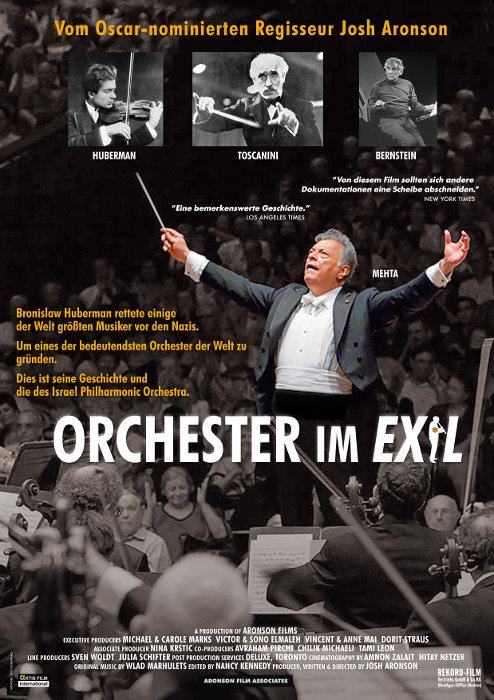 Plakat zum Film: Orchester im Exil