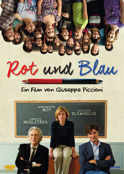 Plakat zum Film: Rot und Blau