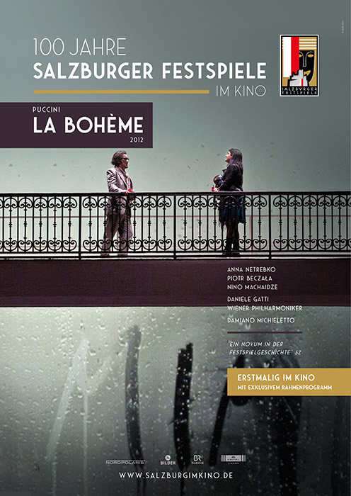 Plakat zum Film: Salzburg im Kino: Puccini - La Bohème