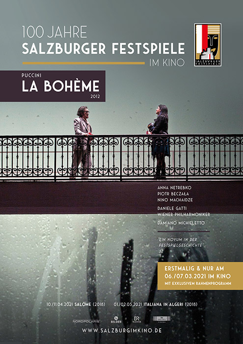 Plakat zum Film: Salzburg im Kino: Puccini - La Bohème