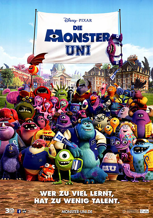 Plakat zum Film: Monster Uni, Die