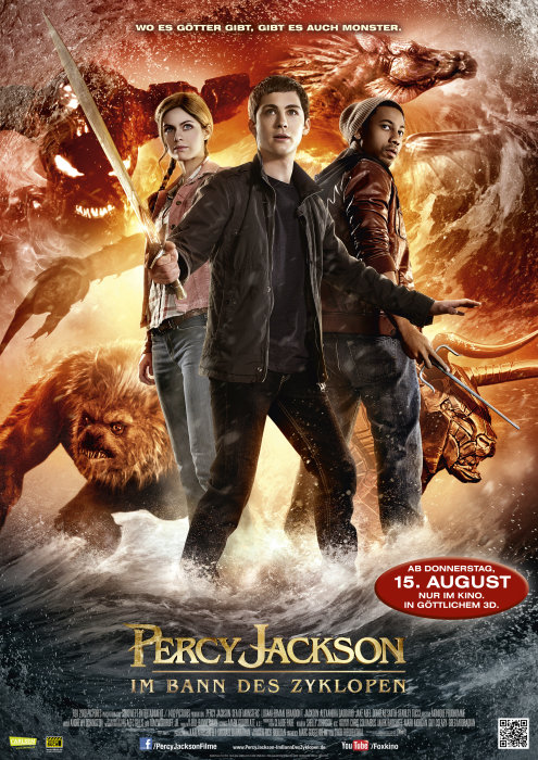 Plakat zum Film: Percy Jackson - Im Bann des Zyklopen