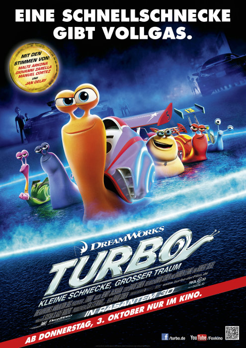 Plakat zum Film: Turbo - Kleine Schnecke, großer Traum