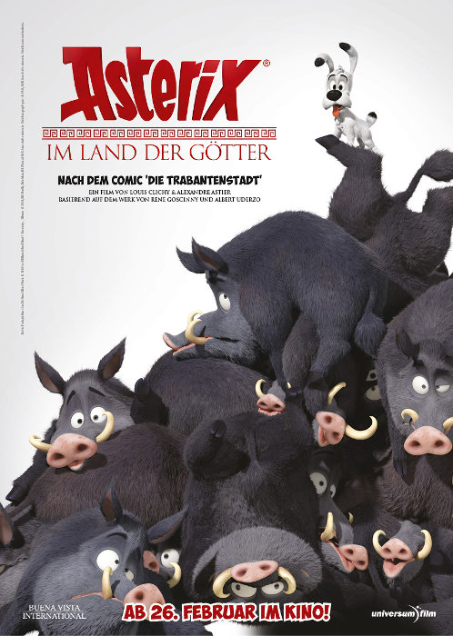 Plakat zum Film: Asterix im Land der Götter