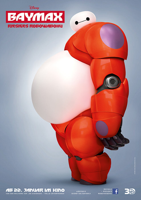 Plakat zum Film: Baymax - Riesiges Robowabohu