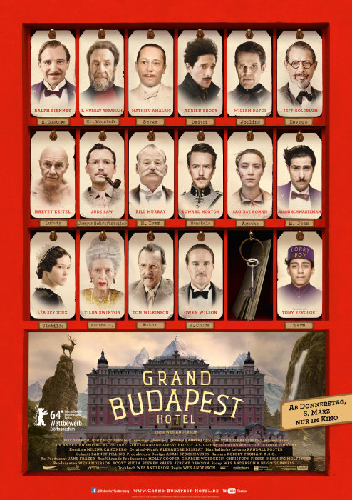 Plakat zum Film: Grand Budapest Hotel