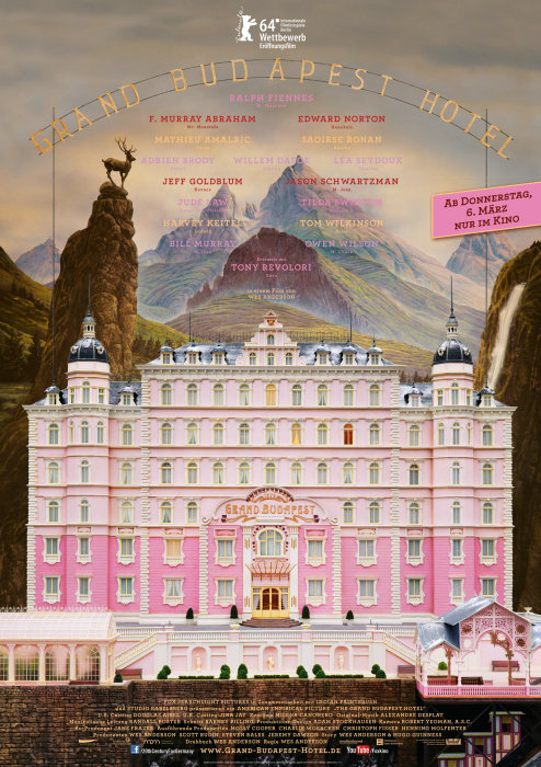 Plakat zum Film: Grand Budapest Hotel