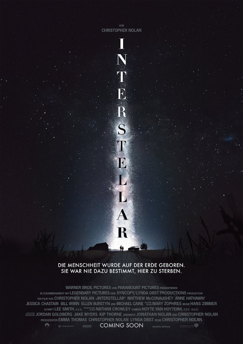 Plakat zum Film: Interstellar