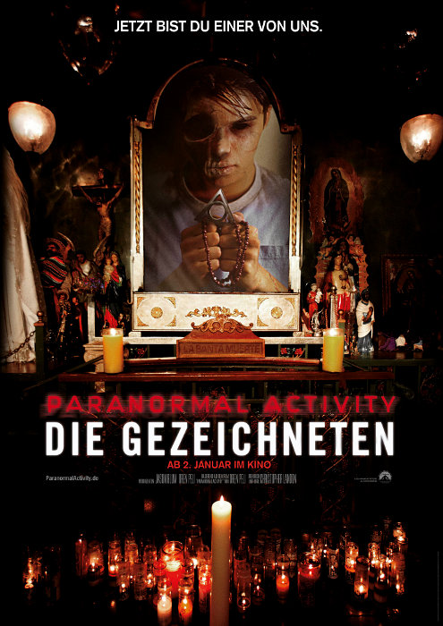 Plakat zum Film: Paranormal Activity: Die Gezeichneten