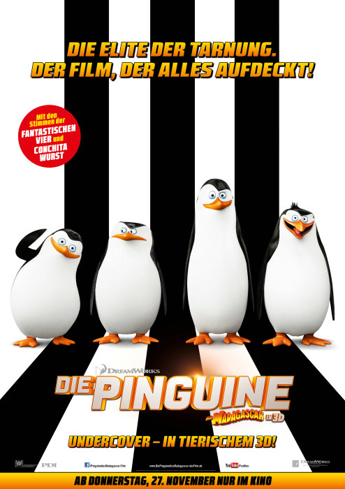 Plakat zum Film: Pinguine aus Madagascar, Die