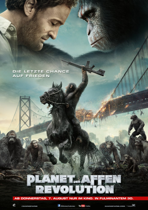 Plakat zum Film: Planet der Affen - Revolution