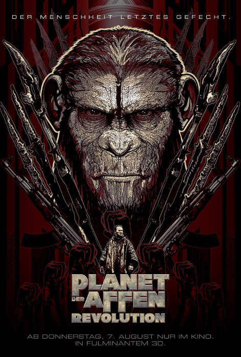 Plakat zum Film: Planet der Affen - Revolution