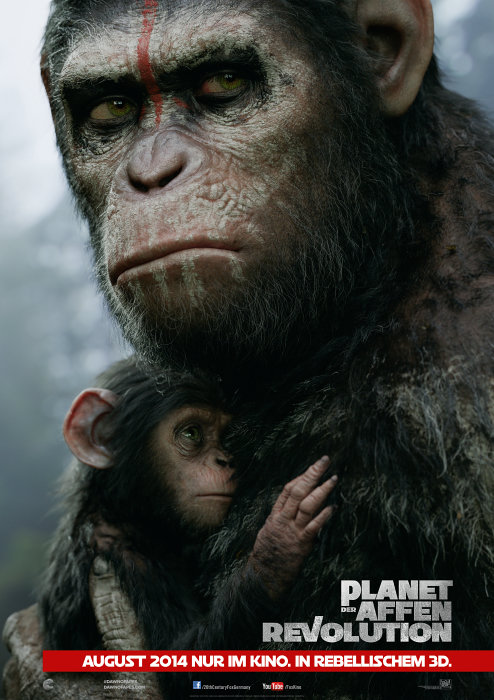 Plakat zum Film: Planet der Affen - Revolution