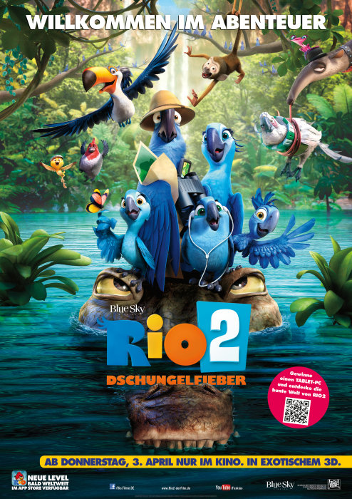 Plakat zum Film: Rio 2 - Dschungelfieber