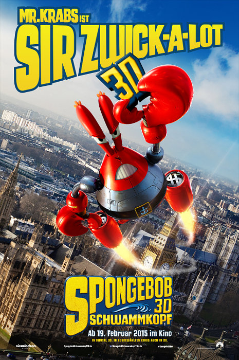 Plakat zum Film: Spongebob Schwammkopf 3D